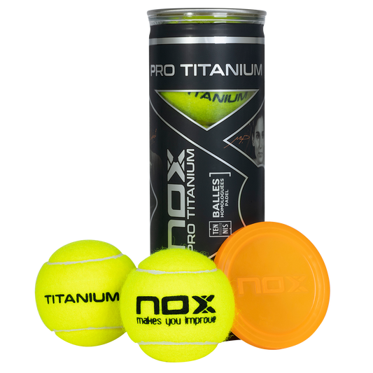 Tubo de 3 pelotas de pádel PRO TITANIUM