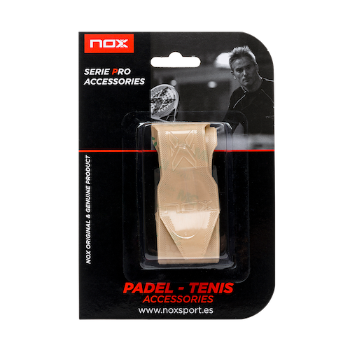 Protector de pala de pádel transparente con relieve