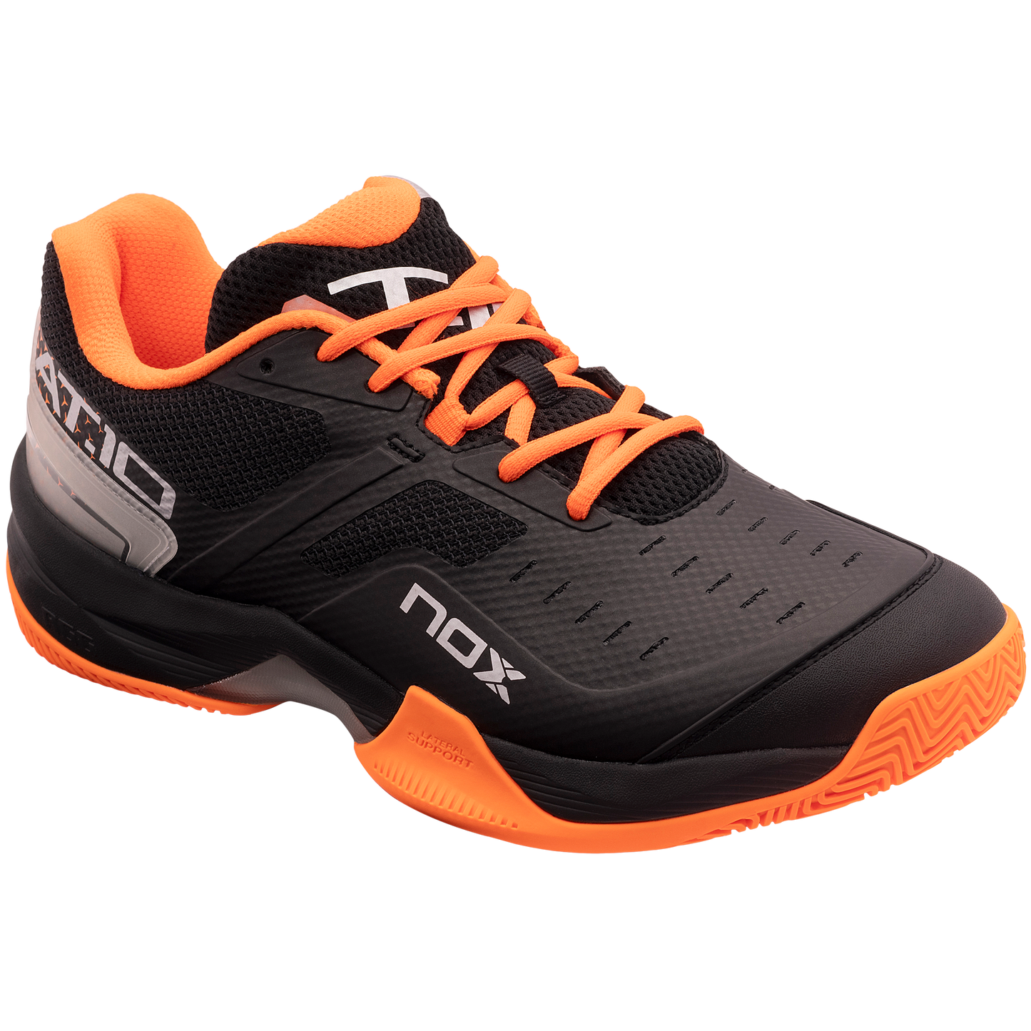 Zapatillas de pádel Nox AT10 Negro/Naranja