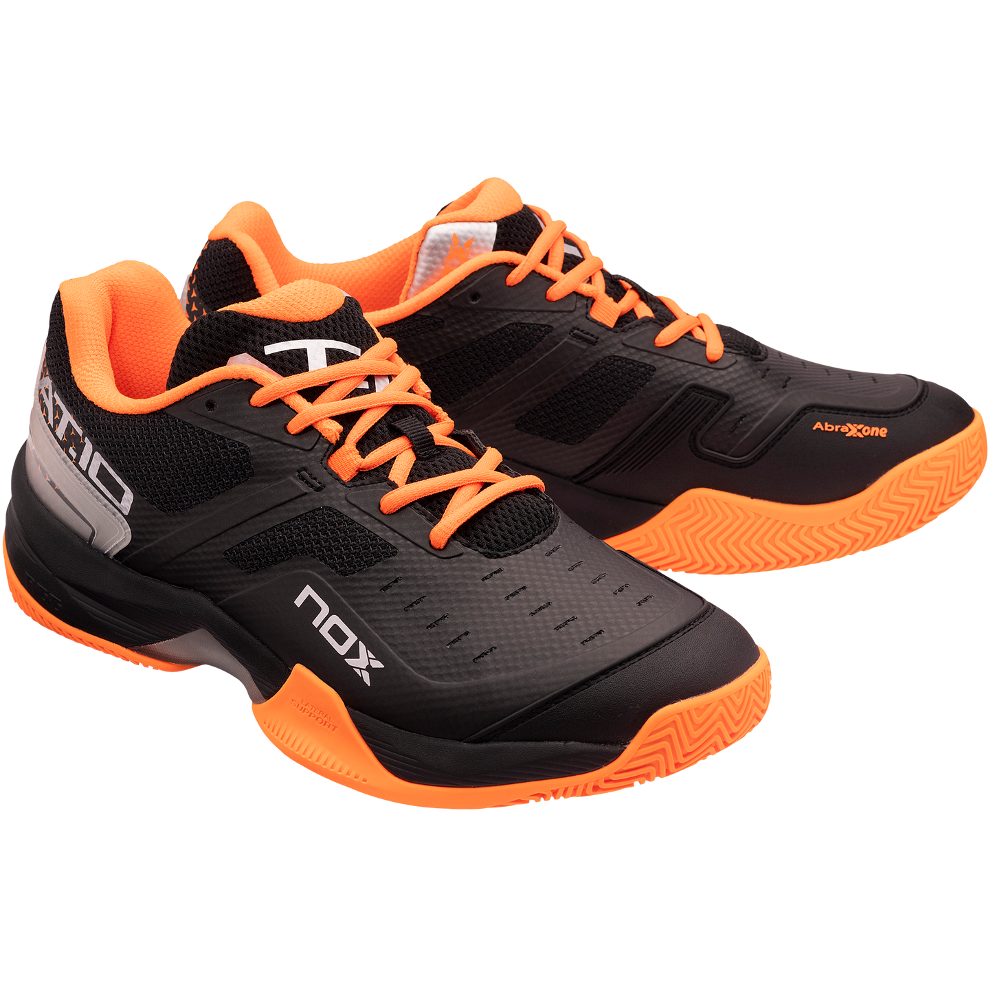 Zapatillas de pádel Nox AT10 Negro/Naranja