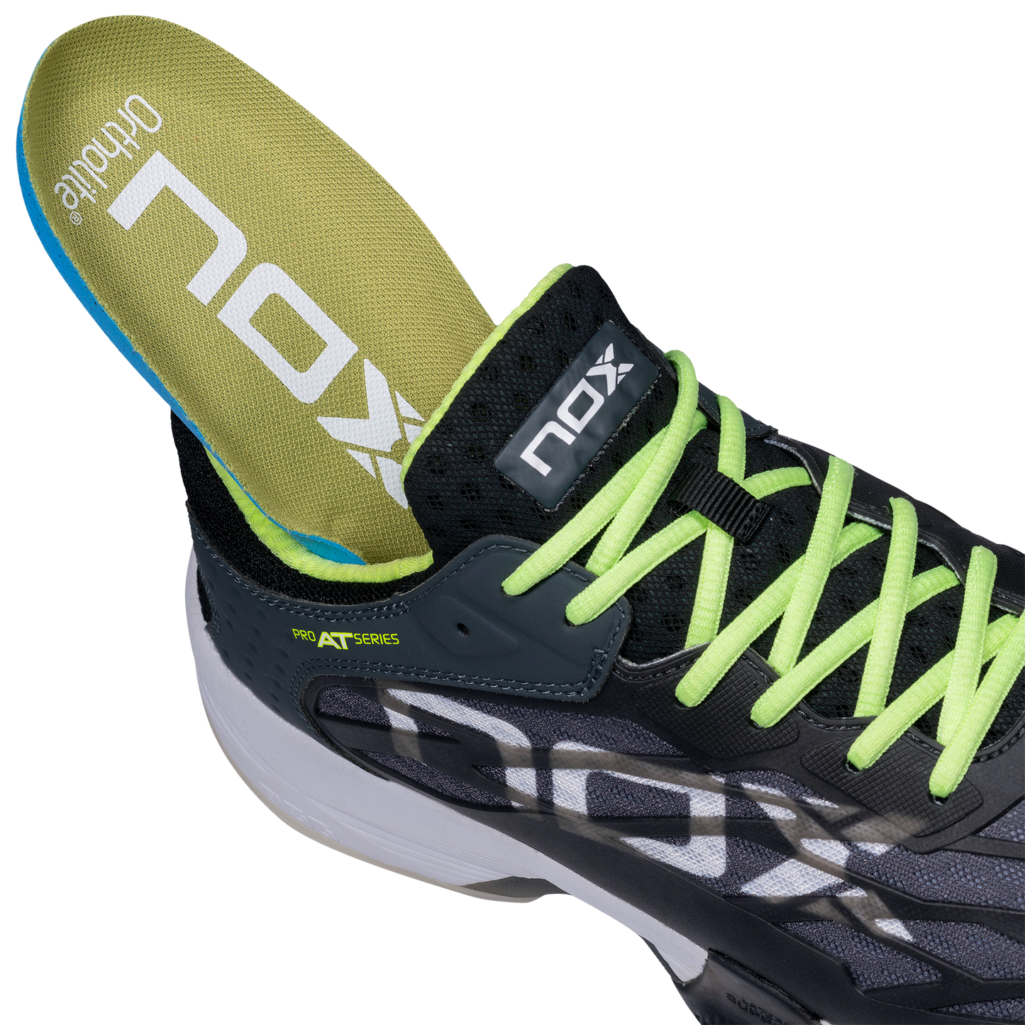 Zapatillas de pádel Nox AT10 LUX Negro/Verde/Gris