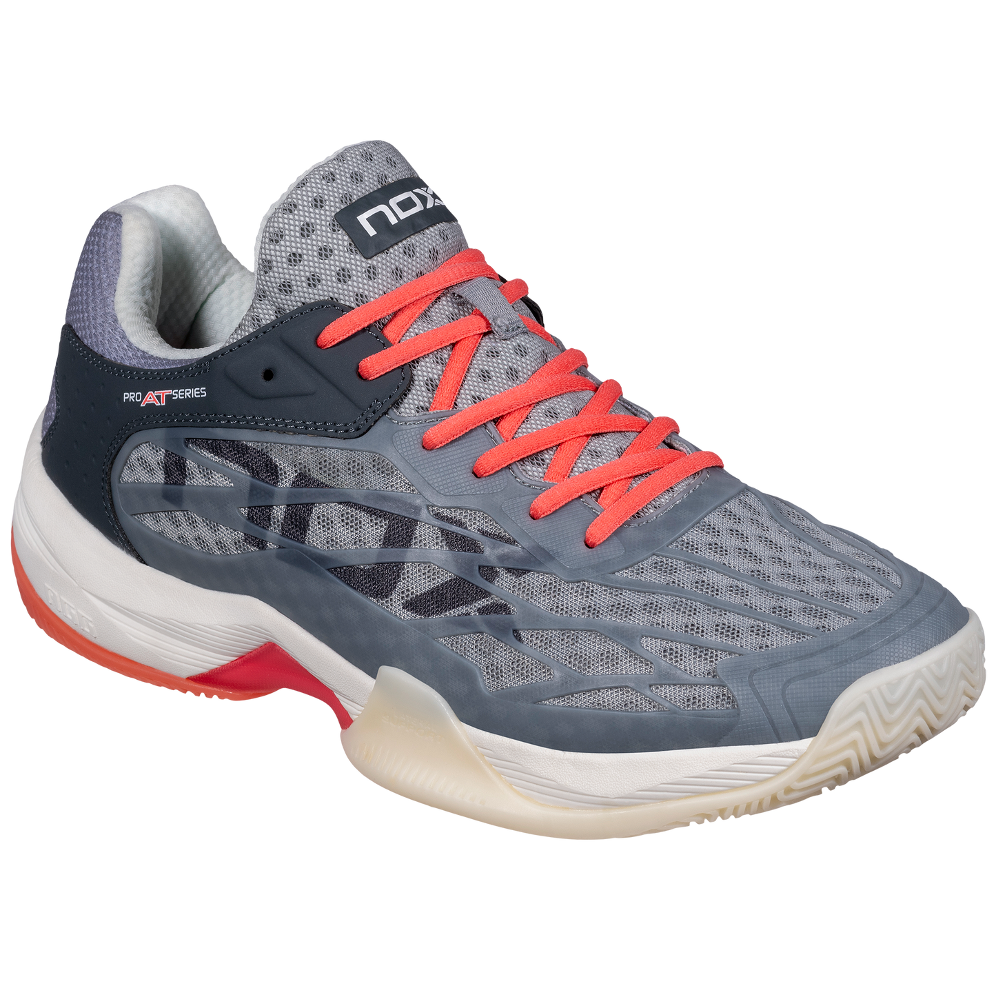 Zapatillas de pádel Nox AT10 LUX Gris/Coral