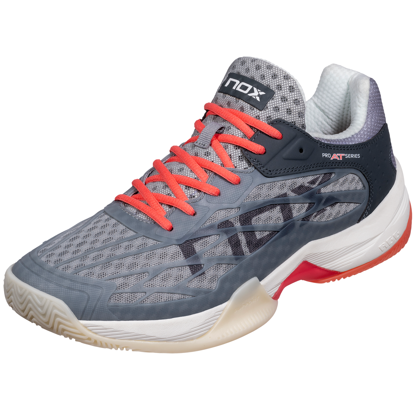 Zapatillas de pádel Nox AT10 LUX Gris/Coral