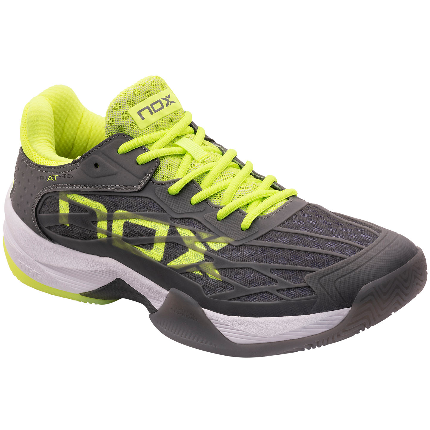 Zapatillas de pádel Nox AT10 LUX Gris/Amarillo Flúor