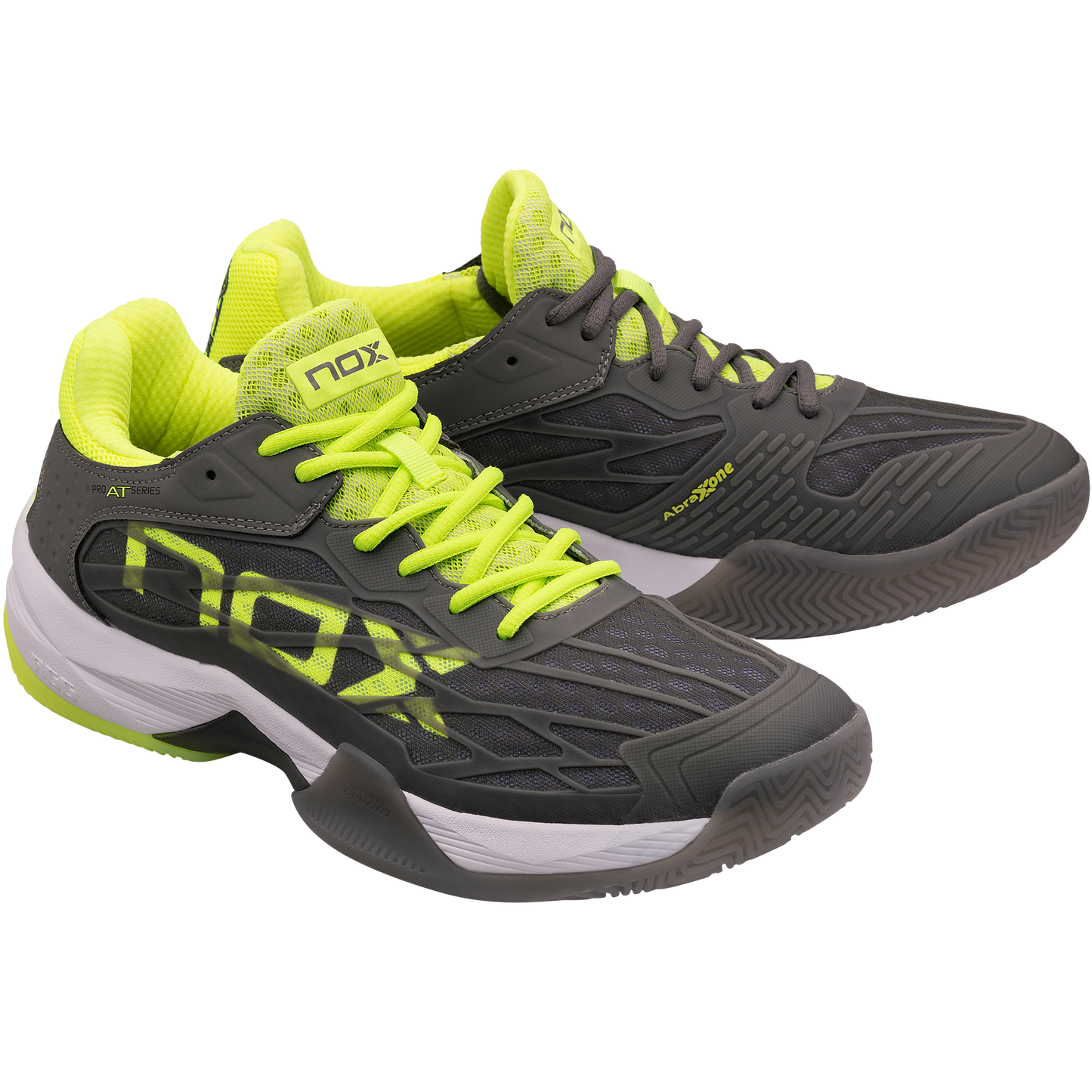 Zapatillas de pádel Nox AT10 LUX Gris/Amarillo Flúor