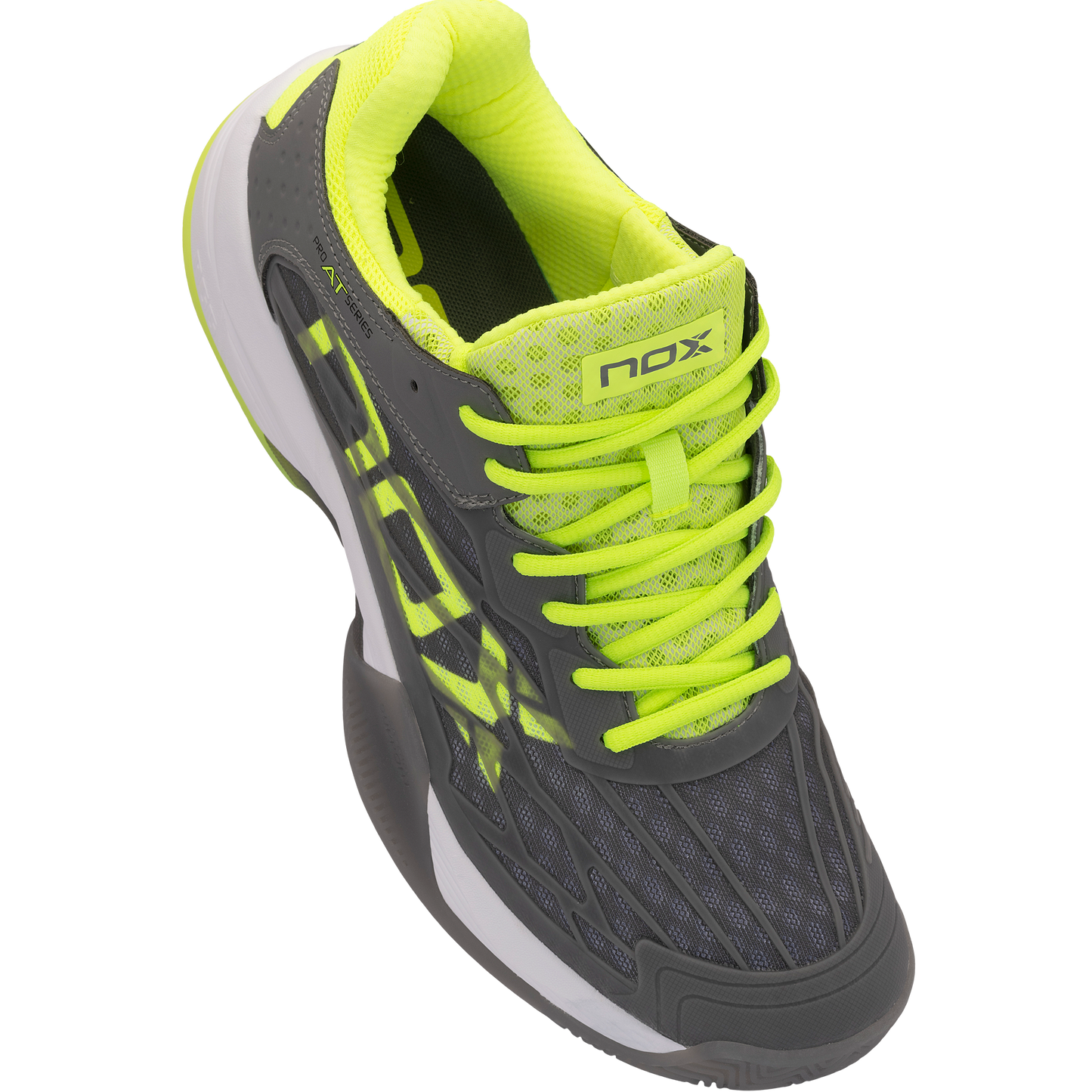 Zapatillas de pádel Nox AT10 LUX Gris/Amarillo Flúor