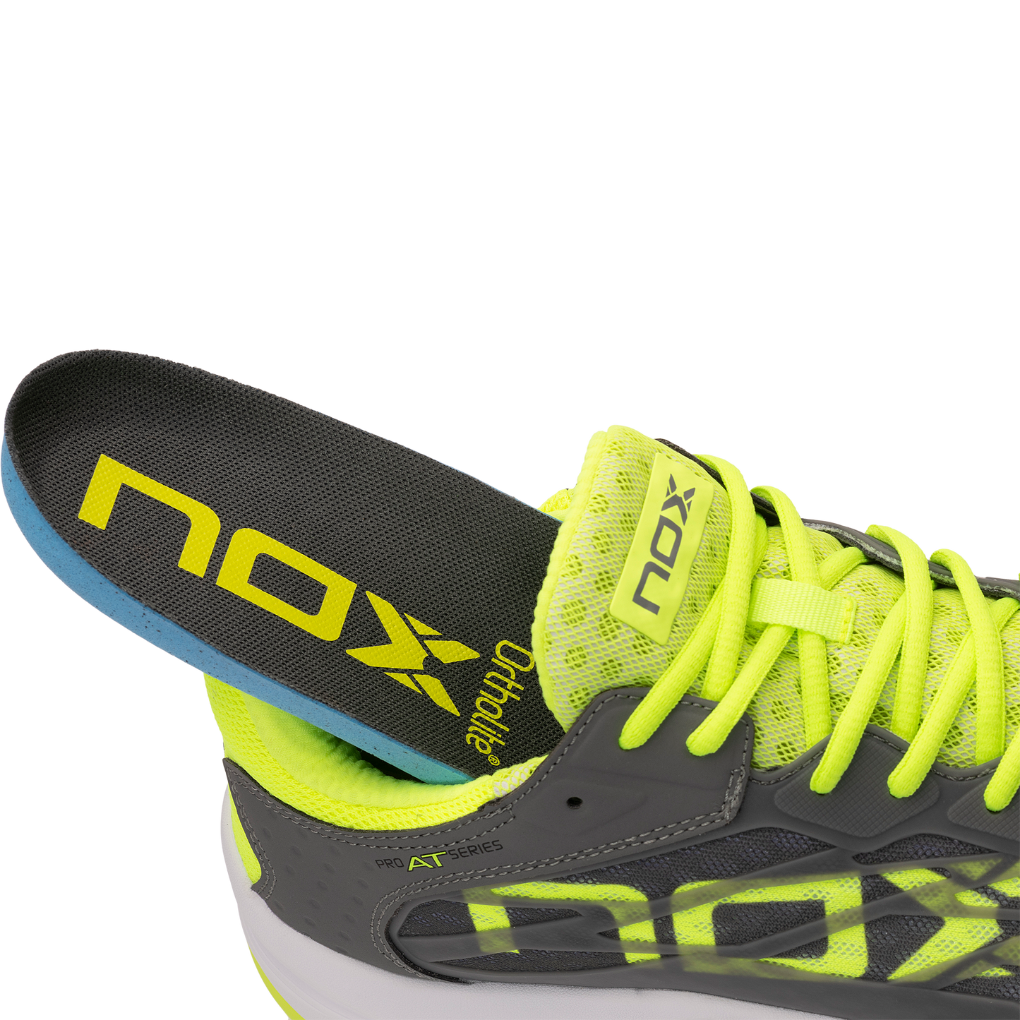 Zapatillas de pádel Nox AT10 LUX Gris/Amarillo Flúor