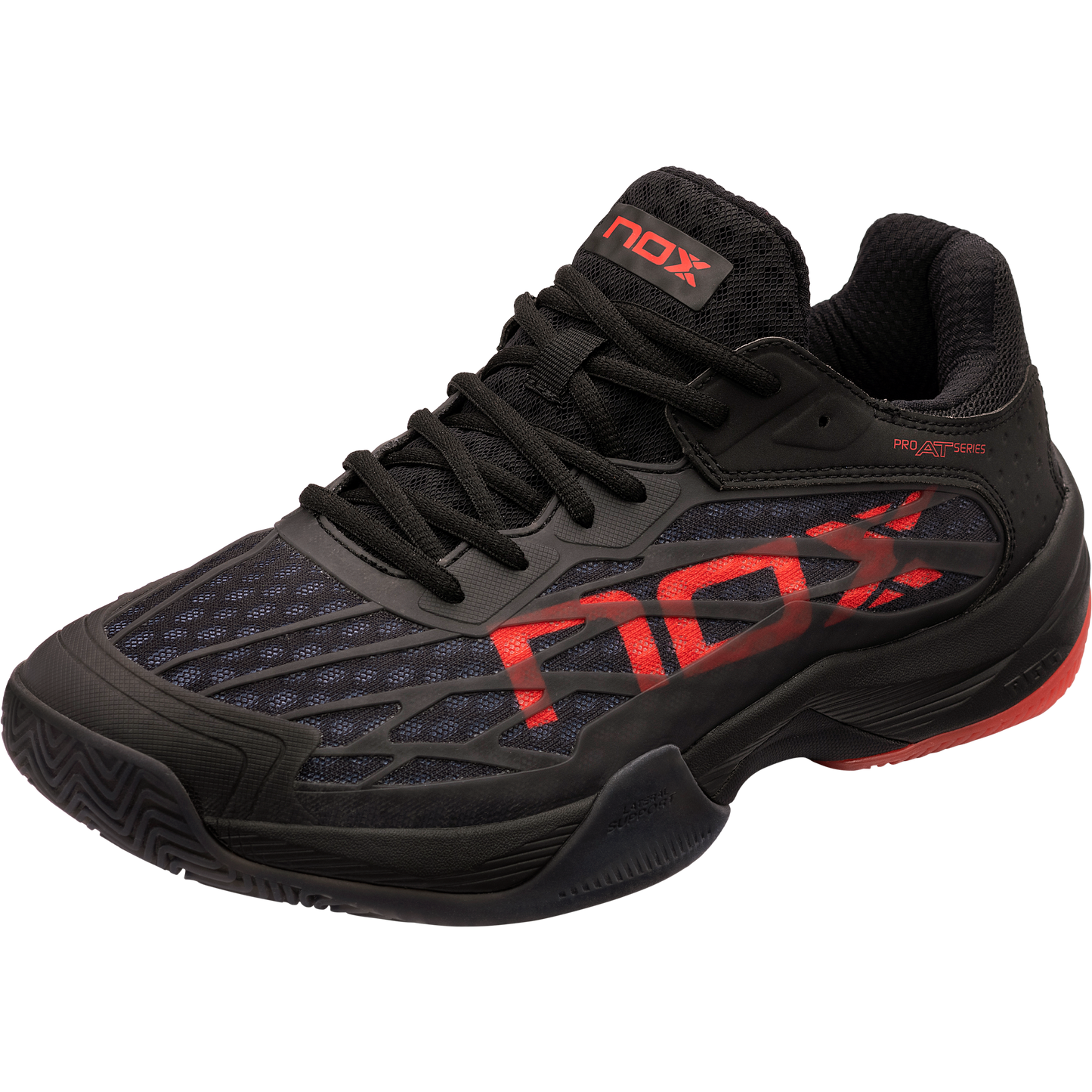 Zapatillas de pádel Nox AT10 LUX Negro/Rojo