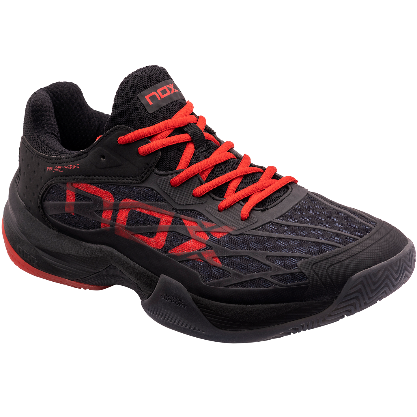 Zapatillas de pádel Nox AT10 LUX Negro/Rojo