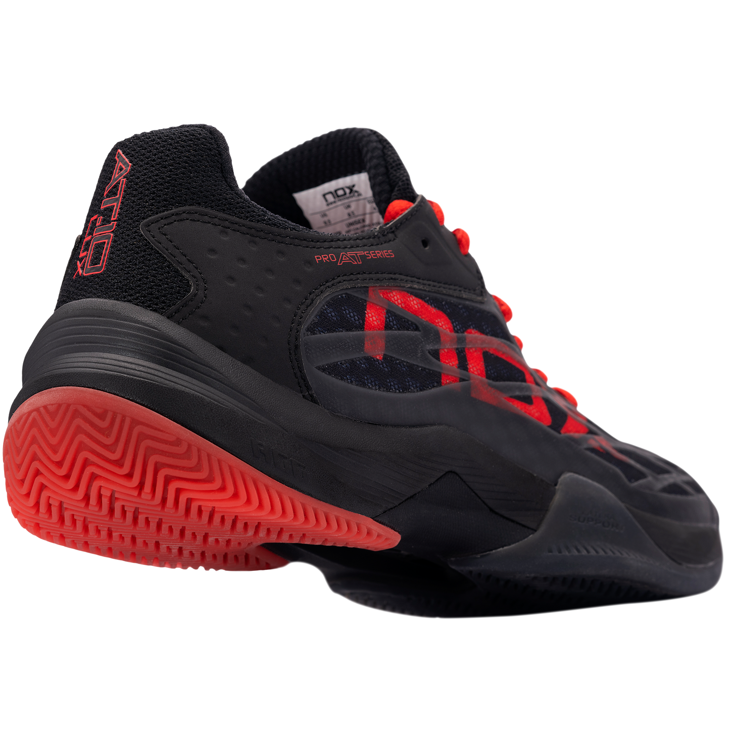 Zapatillas de pádel Nox AT10 LUX Negro/Rojo