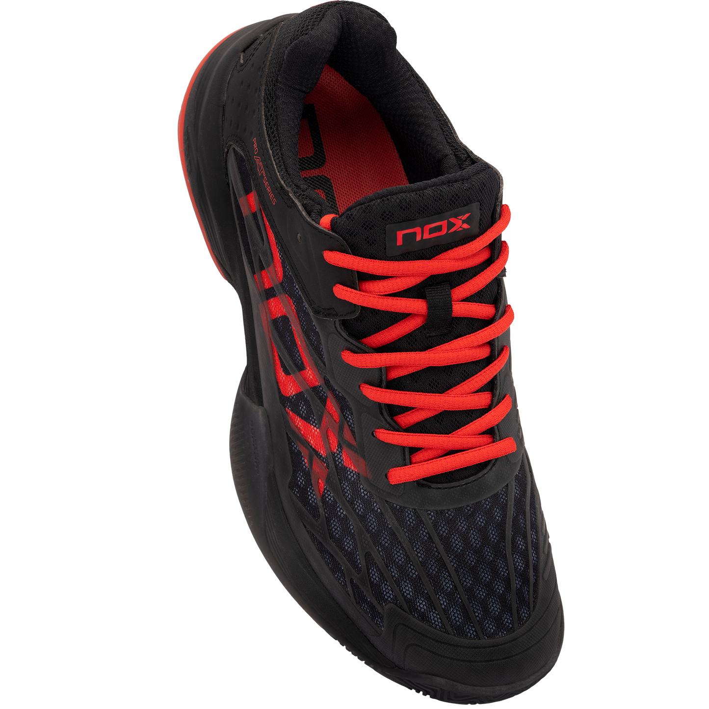 Zapatillas de pádel Nox AT10 LUX Negro/Rojo