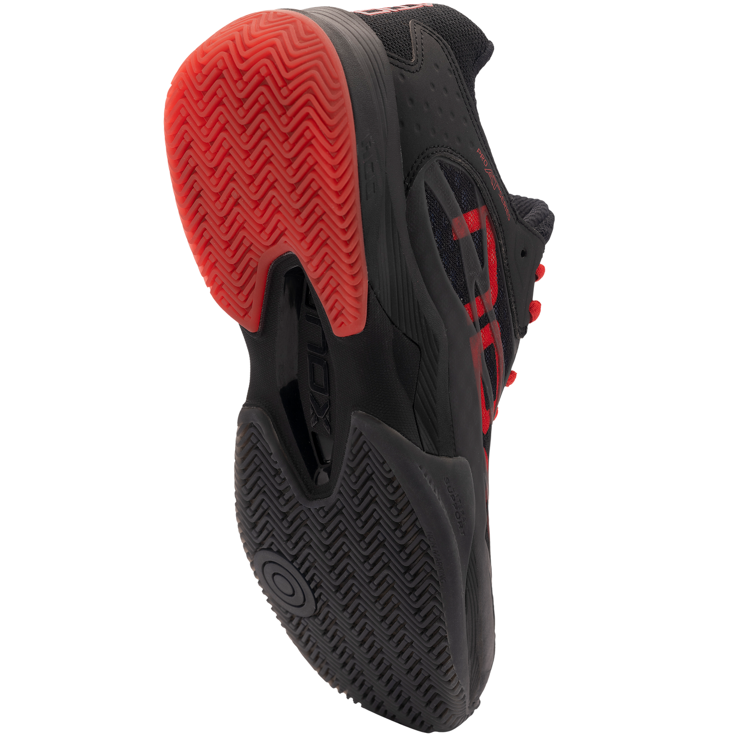 Zapatillas de pádel Nox AT10 LUX Negro/Rojo