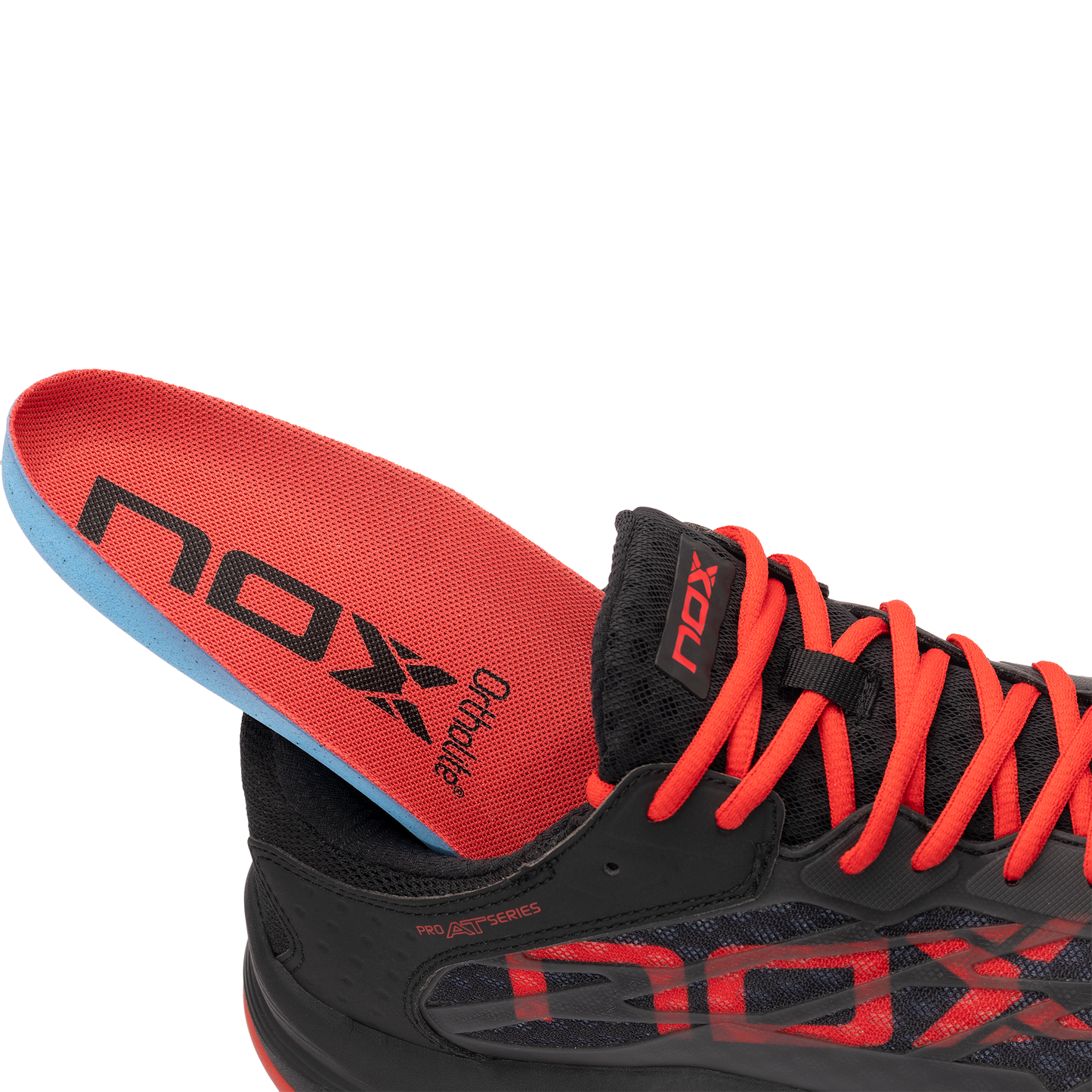 Zapatillas de pádel Nox AT10 LUX Negro/Rojo