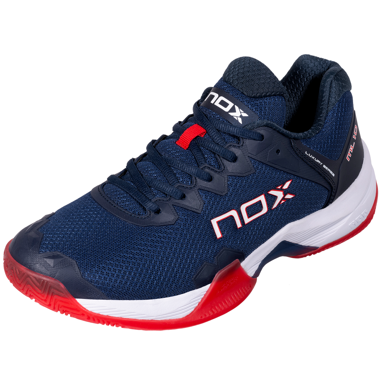 Zapatillas de Pádel Nox ML10 HEXA Azul marino/Rojo