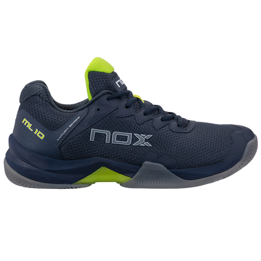 Zapatillas de Pádel Nox ML10 HEXA Azul Marino/Lima