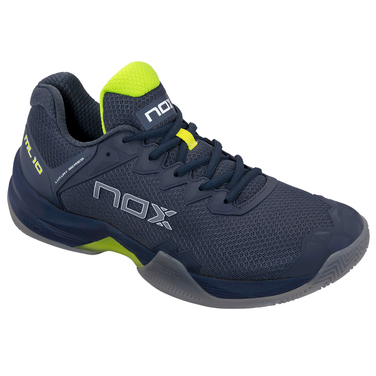Zapatillas de Pádel Nox ML10 HEXA Azul Marino/Lima