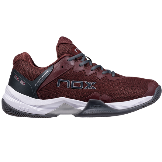 Zapatillas de Pádel Nox ML10 HEXA Granate/Gris plomo