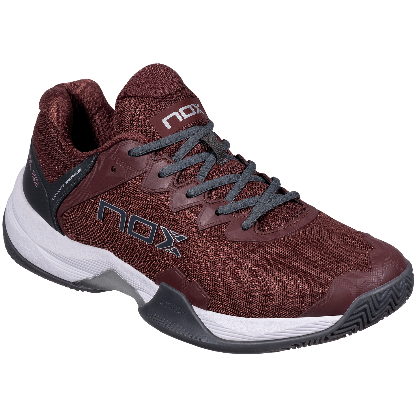 Zapatillas de Pádel Nox ML10 HEXA Granate/Gris plomo