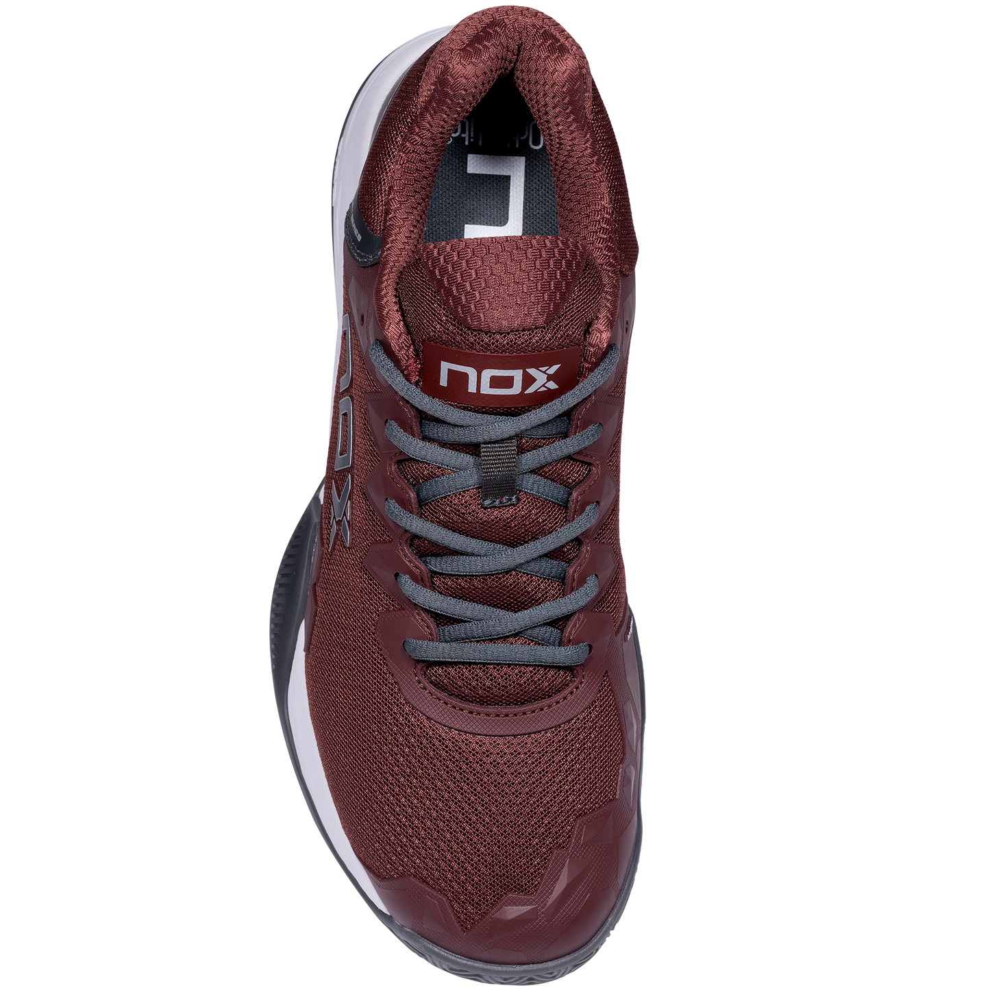 Zapatillas de Pádel Nox ML10 HEXA Granate/Gris plomo