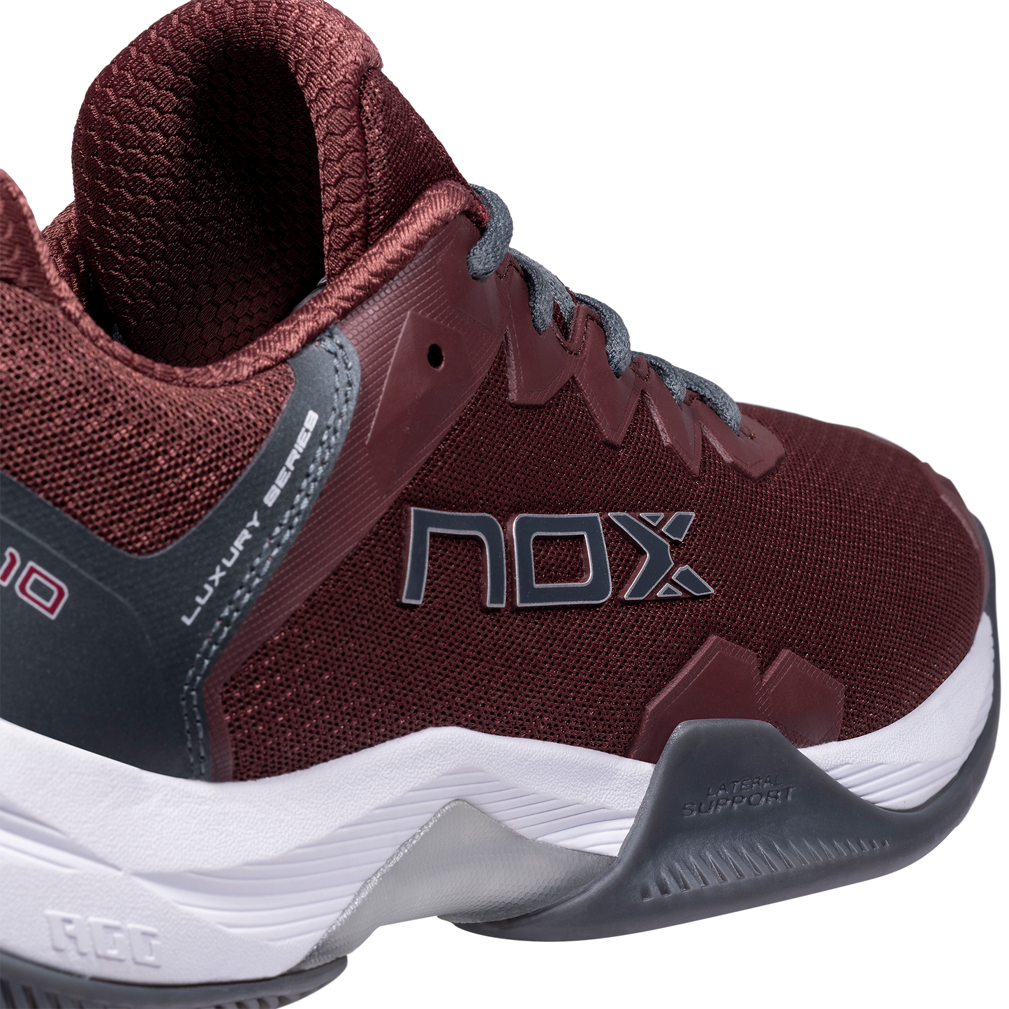 Zapatillas de Pádel Nox ML10 HEXA Granate/Gris plomo