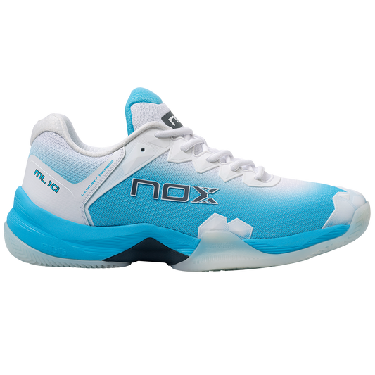 Zapatillas de Pádel Nox ML10 HEXA White/Aquarius