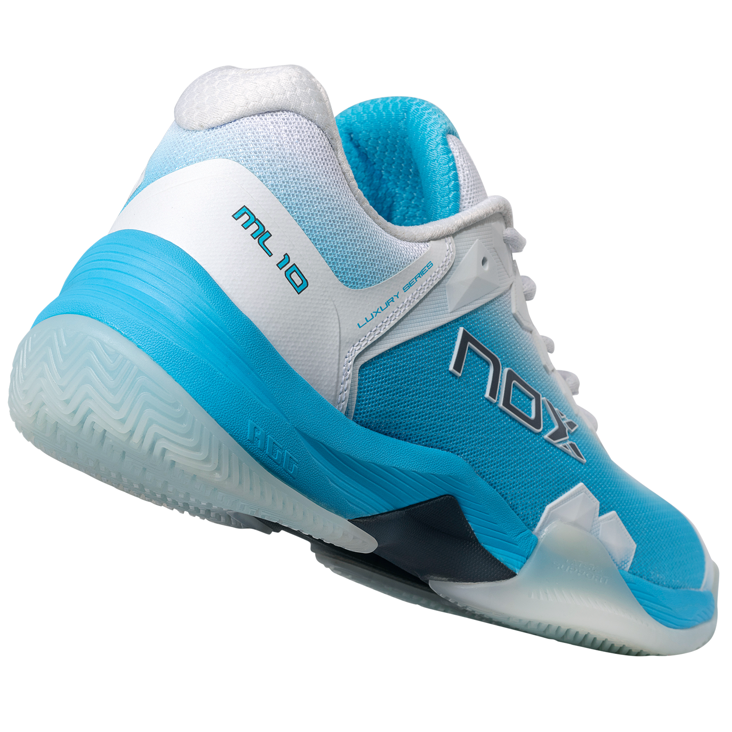 Zapatillas de Pádel Nox ML10 HEXA White/Aquarius