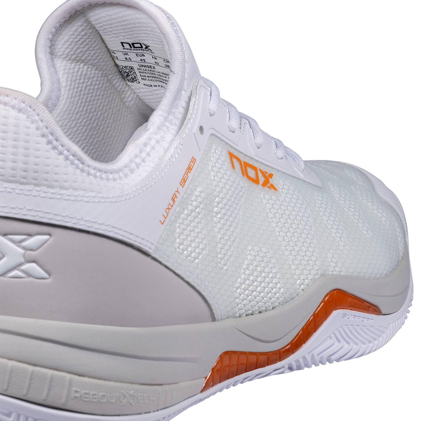 Zapatillas de Pádel Nox NERBO Blanco/Coral