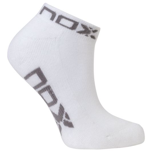 Pack calcetines técnicos TOBILLEROS "pinkies" blanco/gris