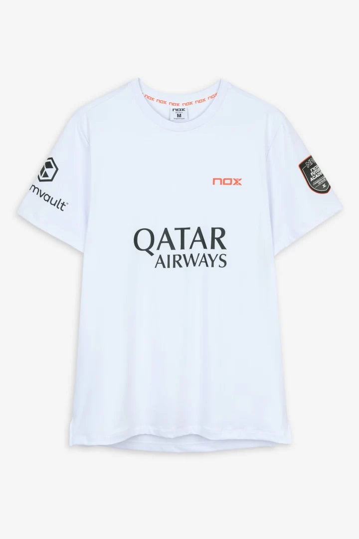 Camiseta Sponsors AT10 Blanco de Agustín Tapia
