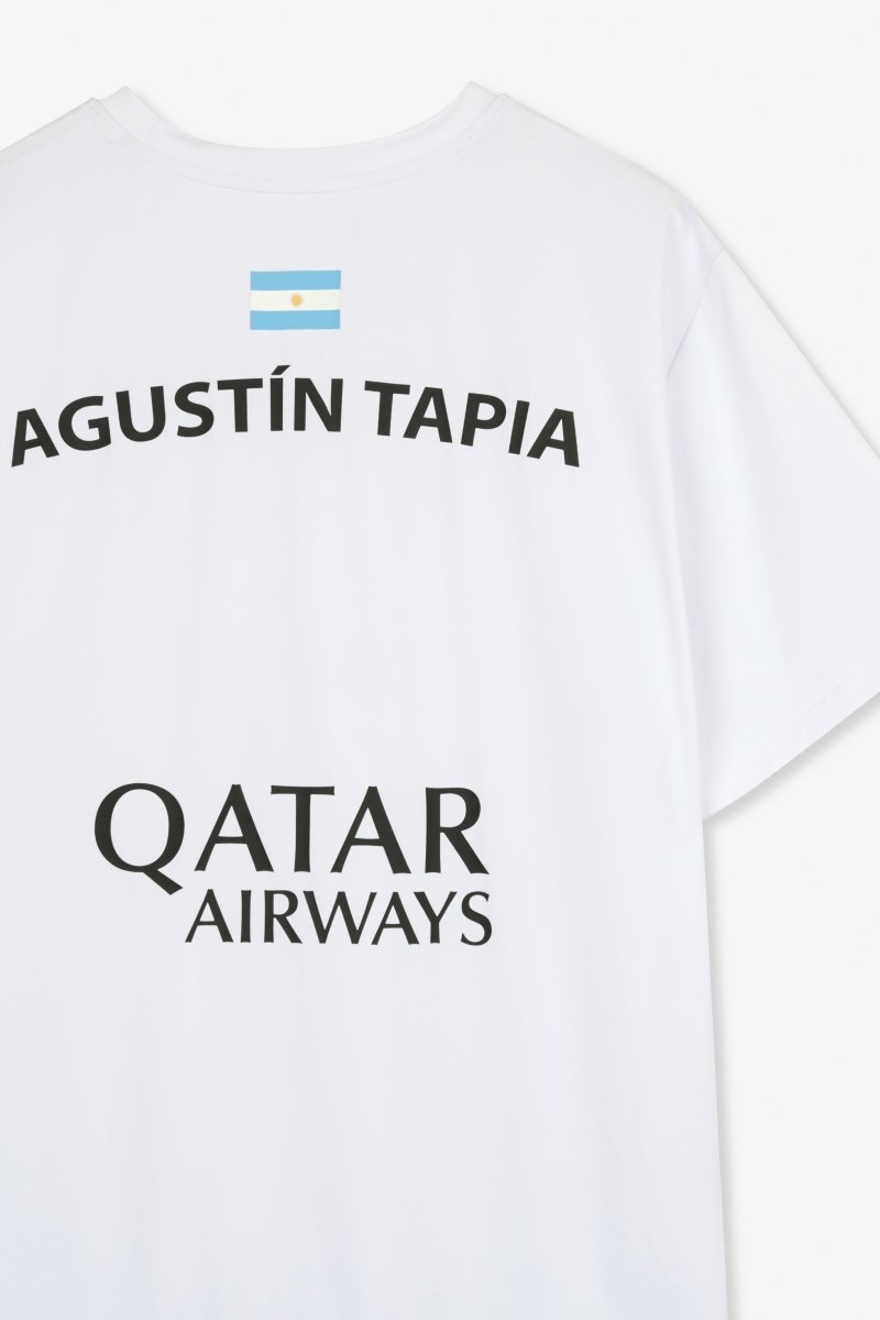 Camiseta Sponsors AT10 Blanco de Agustín Tapia - NOXAgustín Tapia 2024Camisetas