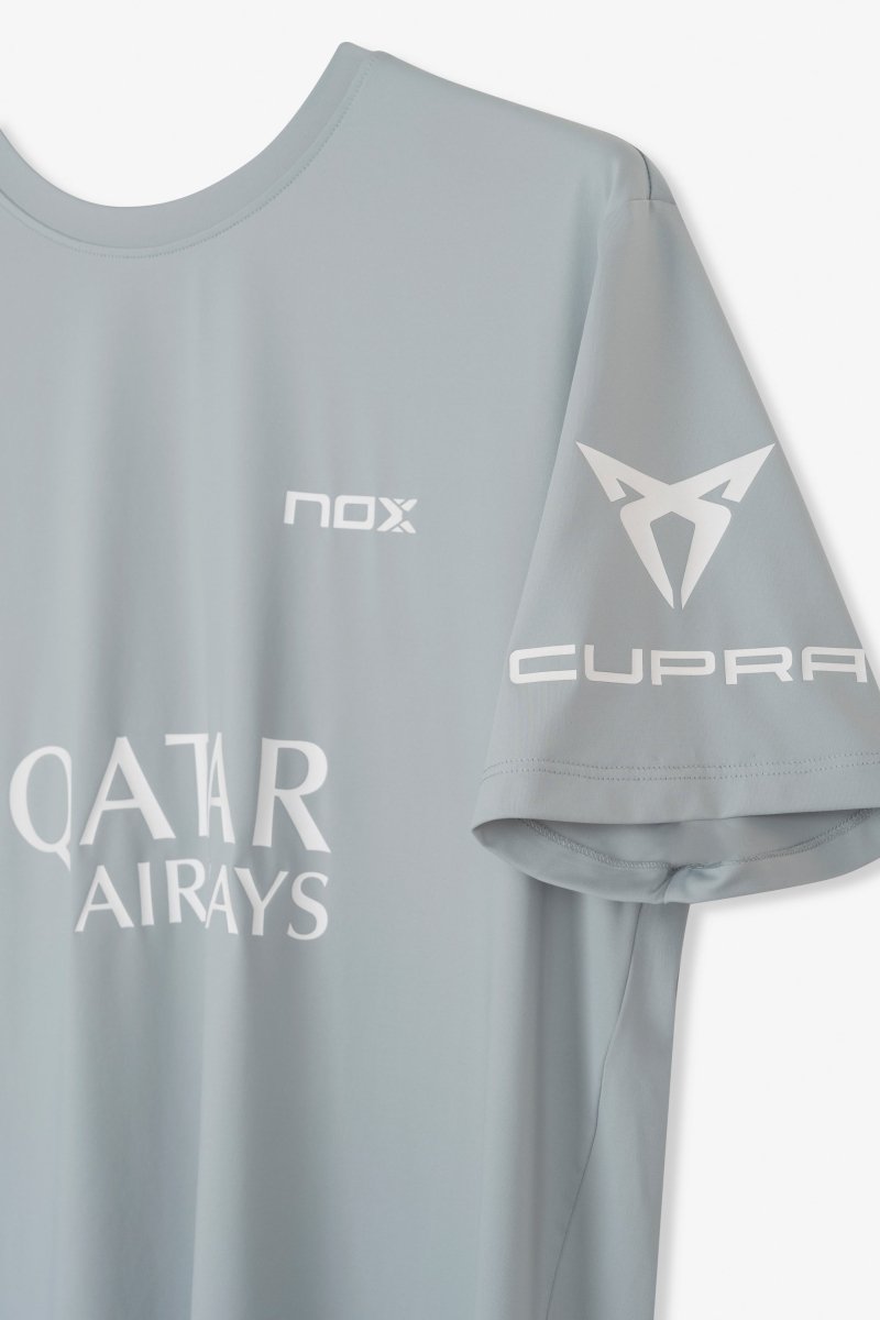 Camiseta Sponsors AT10 Gris de Agustín Tapia - NOXpadelCamisetas