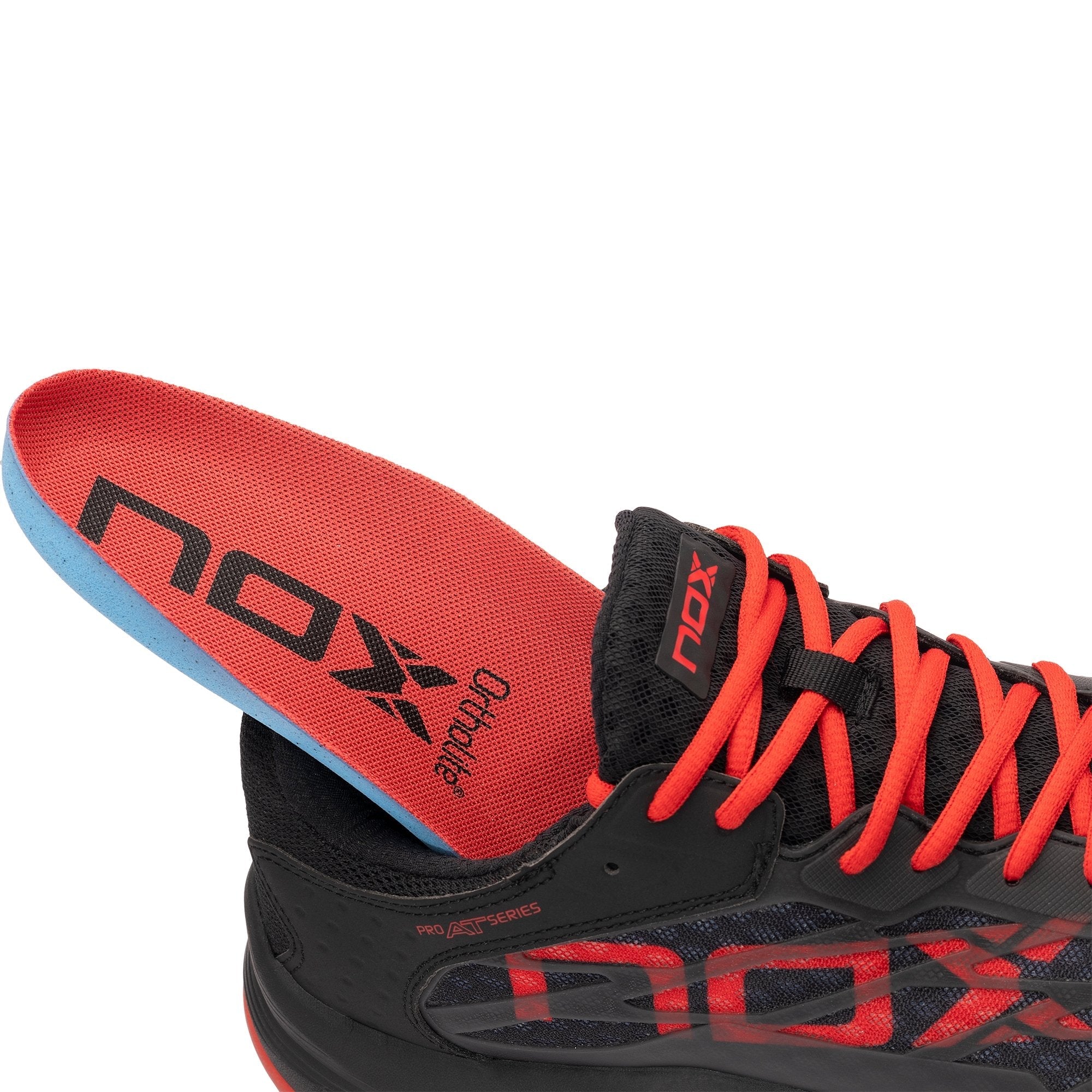 Zapatillas de pádel Nox AT10 LUX Negro/Rojo - NOXat10luxZapatillas