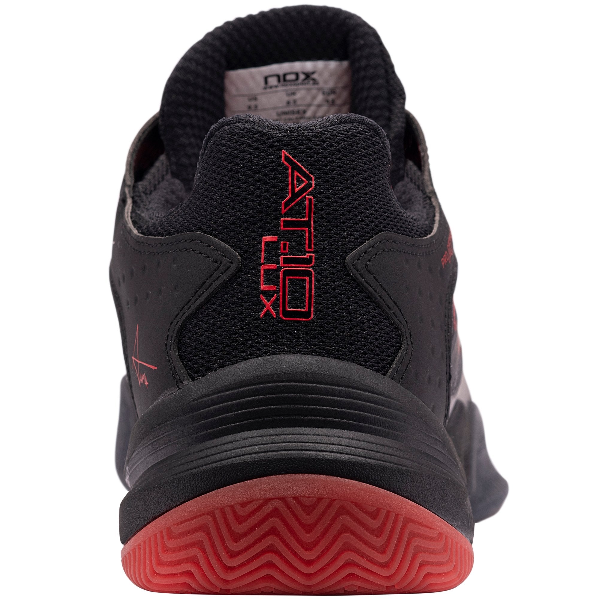 Zapatillas de pádel Nox AT10 LUX Negro/Rojo - NOXat10luxZapatillas