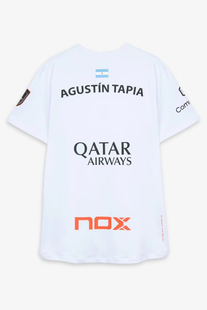 Camiseta Sponsors AT10 Blanco de Agustín Tapia