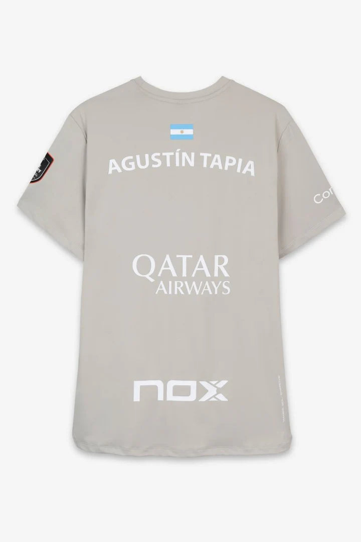 Camiseta Sponsors AT10 Gris de Agustín Tapia