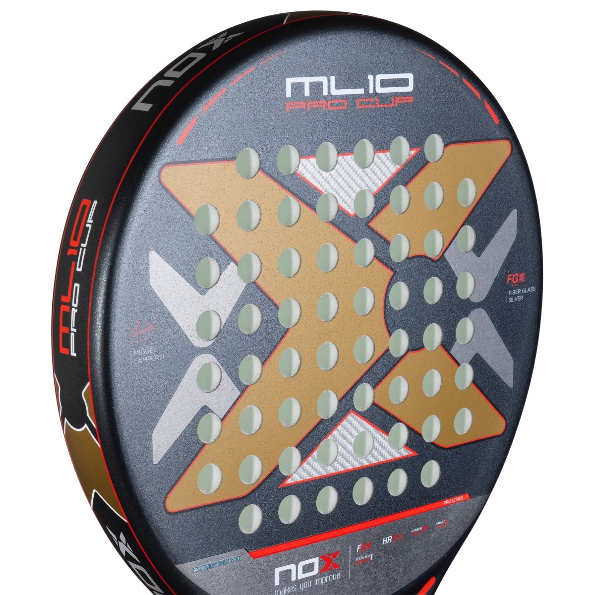 PALA ML10 PRO CUP ROUGH SURFACE EDITION BY MIGUEL LAMPERTI - NOX2025Palas