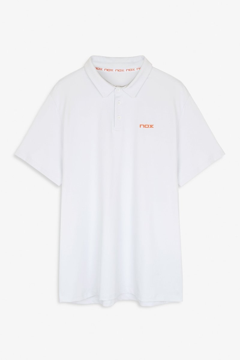 Polo deportivo hombre TEAM blanco - NOXhombrePolo