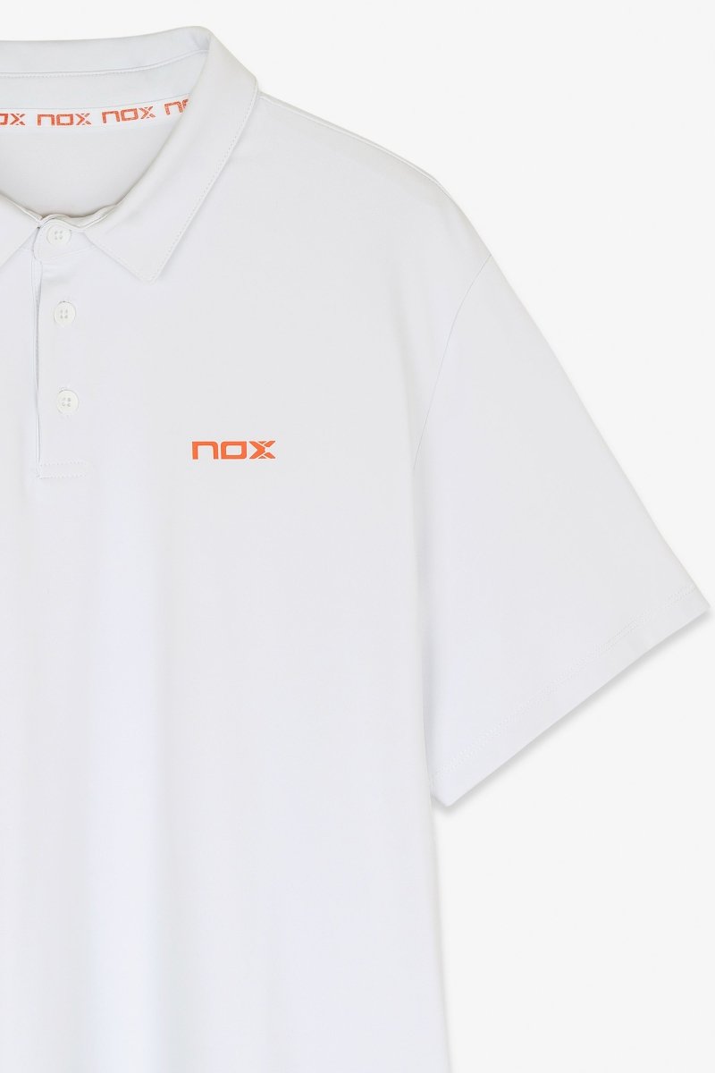 Polo deportivo hombre TEAM blanco - NOXhombrePolo