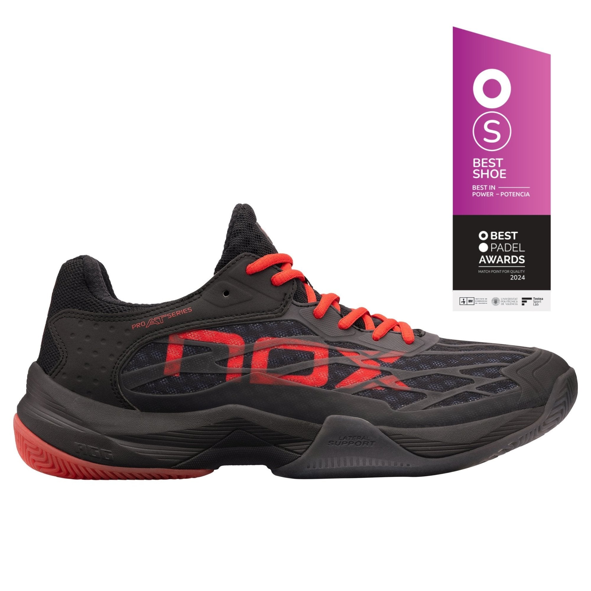 Zapatillas de pádel Nox AT10 LUX Negro/Rojo - NOXat10luxZapatillas